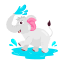 elephant stickers, elephant cartoon, funny elephant, animal sticker, cute elephant 
