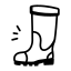 rubber boot, shoe, galosh, gumboot, footwear 