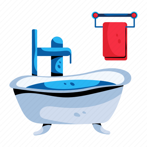 Hotel bathroom, hotel bathtub, hotel jacuzzi, jacuzzi bath, jacuzzi tub icon - Download on Iconfinder