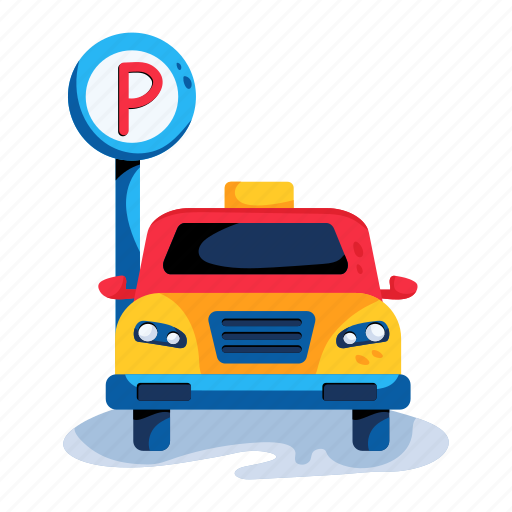 Parking lot, parking area, taxi parking, car parking, vehicle parking icon - Download on Iconfinder