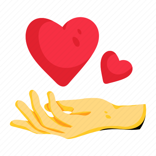 Kindness, giving love, giving hearts, kindness act, affection icon - Download on Iconfinder