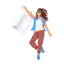shopping illustrations, ecommerce illustrations, retailing, buy online, online purchase 