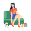 shopping illustrations, ecommerce illustration, buy illustration, online purchase, buy online 