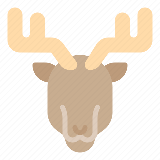 Animal, antlers, reindeer, wildlife icon - Download on Iconfinder