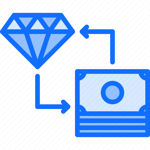 Diamond, exchange, money, purchase, pawnshop, antiques, shop icon - Download on Iconfinder
