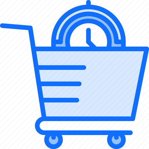 Clock, cart, shopping, pawnshop, antiques, shop icon - Download on Iconfinder