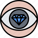 eye, vision, diamond, pawnshop, antiques, shop