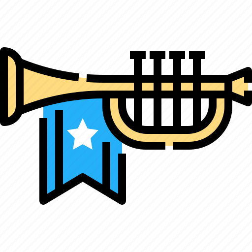 Trumpet, music, orchestra, musical, instrument, sound icon - Download on Iconfinder