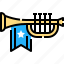 trumpet, music, orchestra, musical, instrument, sound 