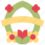 flower, wreath, poppy 