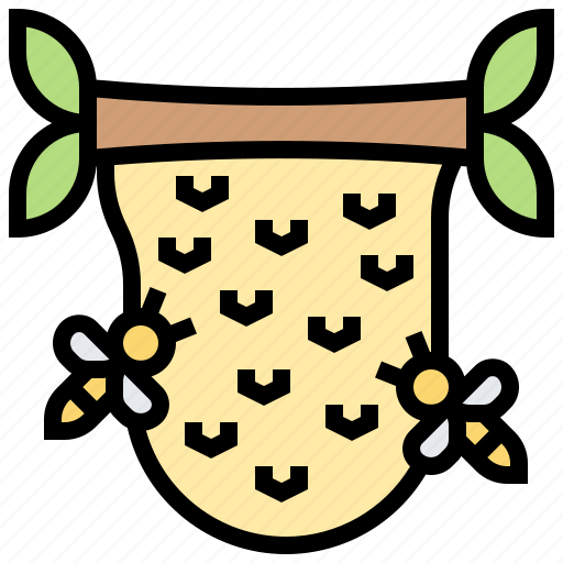 Beehive, beeswax, honey, honeycomb, nature icon - Download on Iconfinder