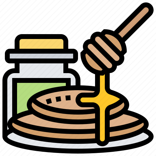 Breakfast, drizzler, honey, pancake, syrup icon - Download on Iconfinder