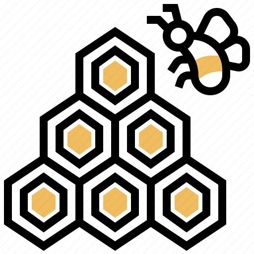 Apiculture, bee, hexagon, hive, honeycomb icon - Download on Iconfinder