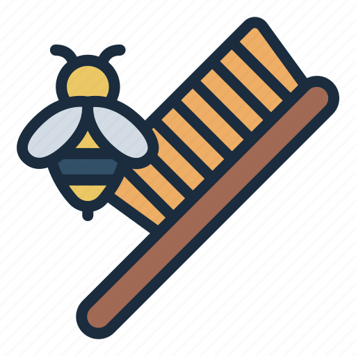 Bee, brush, beekeping, apiarist, apiary, tool, farming icon - Download on Iconfinder