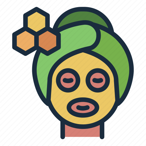 Honey, beauty, skincare, cosmetic, towel, spa, honey mask icon - Download on Iconfinder