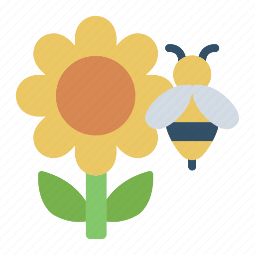 Flower, nature, bee, bloom, garden, flora, plant icon - Download on Iconfinder