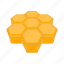 bee, cartoon, hexagon, honey, honeycomb, product, sign 