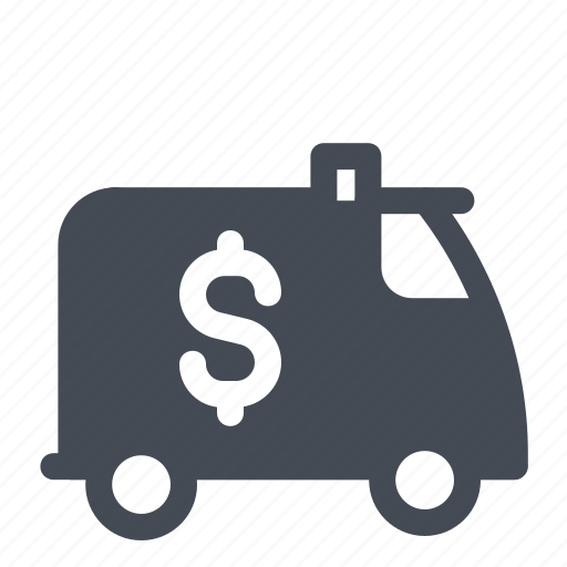 Cash, economy, money, accoun, delivery, transport, truck icon - Download on Iconfinder