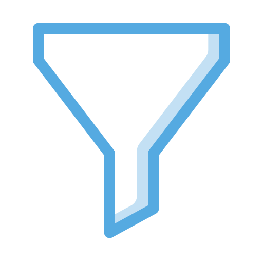 sketch icon funnel filter icon