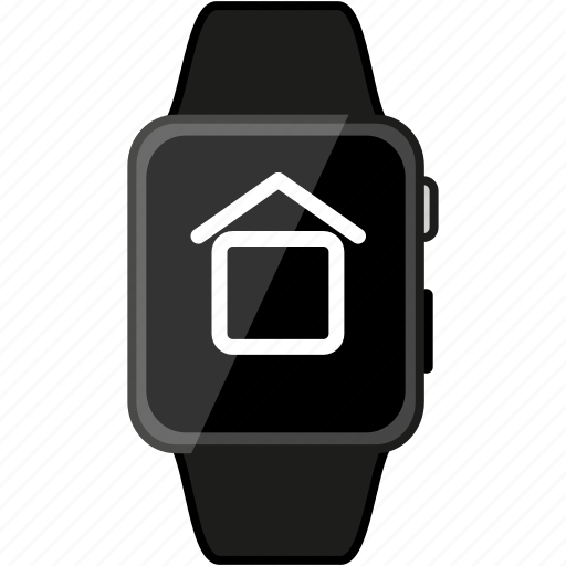 Apple, grey, home, metalic, watch icon - Download on Iconfinder