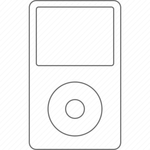 ipod clipart outline