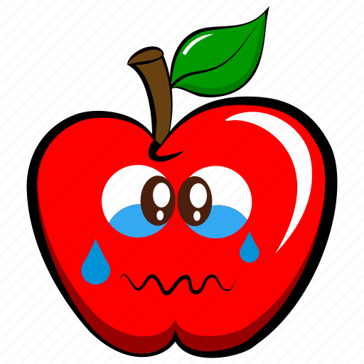 Apple, cry, emoji, emoticon, sad, upset, whiner icon - Download on Iconfinder