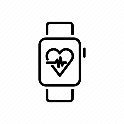 Apple watch, device, fitness, heart rate, mobile, screen, watchos icon - Download on Iconfinder