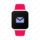 applewatch, iwatch, mail, notification, watch, envelope, inbox