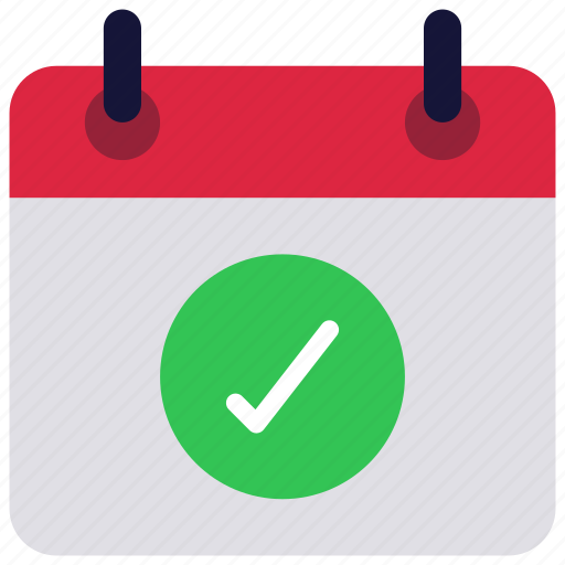 Approved, date, approve, calendar, schedule icon - Download on Iconfinder