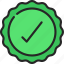 approved, badge, approve, tick, correct 