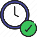 approved, time, timer, clock, tick