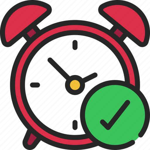 Completed, alarm, alarmclock, set, timer icon - Download on Iconfinder
