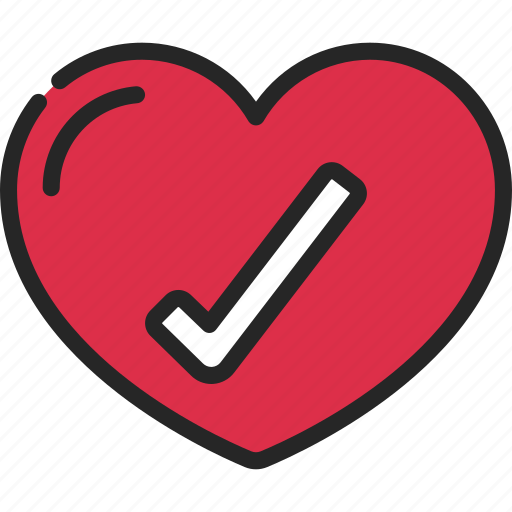 Tick, heart, like, love, check icon - Download on Iconfinder