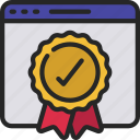 website, award, browser, window, reward