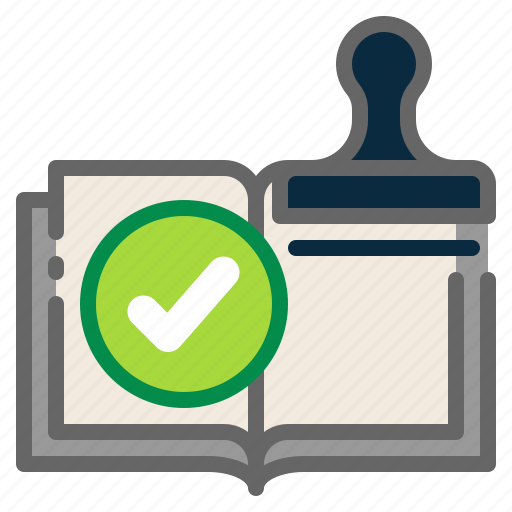 Accept, approve, check mark, confirm, consent, stamp, success icon - Download on Iconfinder