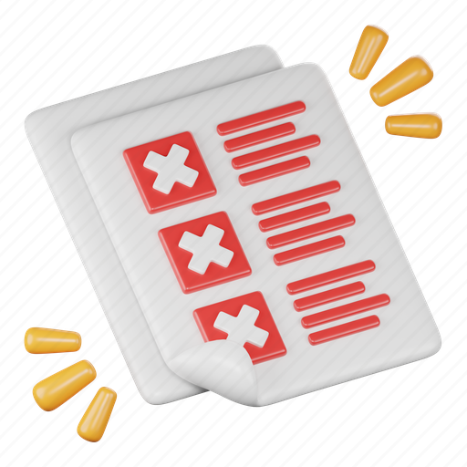 Checklist, reject, rejected, document, deny, paper, decline icon - Download on Iconfinder