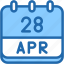calendar, april, twenty, eight, date, monthly, time, month, schedule 