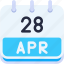 calendar, april, twenty, eight, date, monthly, time, month, schedule 