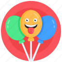 helium balloons, balloons, party balloons, funny balloons, celebrations