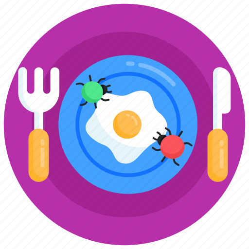 Dirty egg, fried egg, eating egg prank, breakfast, fool day icon - Download on Iconfinder
