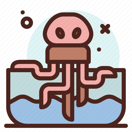 Octopus, water, ocean, decor icon - Download on Iconfinder