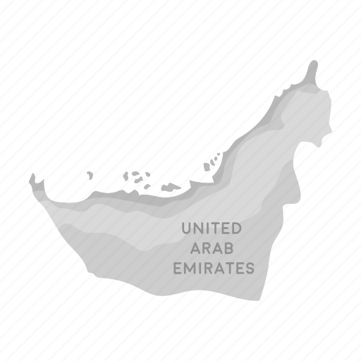 Arab, country, emirates, geography, location, map, territory icon - Download on Iconfinder