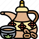 coffee, arabic, pot, traditional, culture