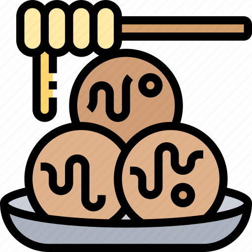 Loukoumades, fried, food, sweet, appetizer icon - Download on Iconfinder