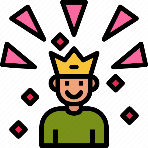 Champion, winner, game, center, arcade, play, king icon - Download on Iconfinder