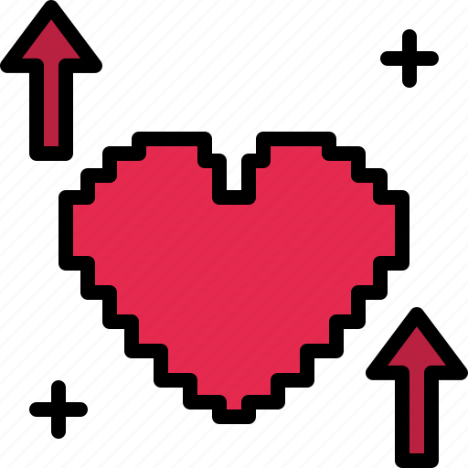 Life, up, heart, game, center, arcade, play icon - Download on Iconfinder