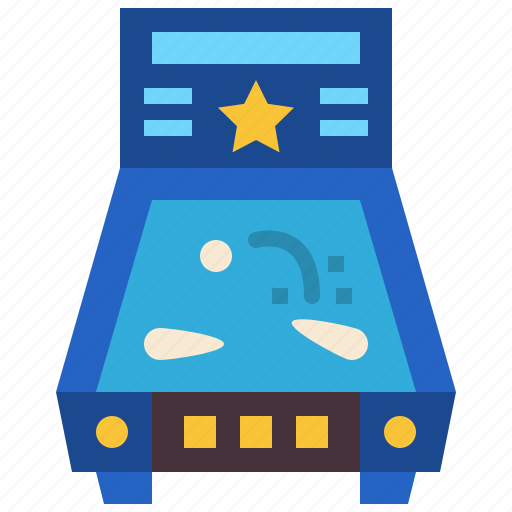 Pinball, game, center, arcade, play icon - Download on Iconfinder