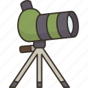 scope, spotting, telescope, zoom, focus