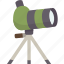 scope, spotting, telescope, zoom, focus 