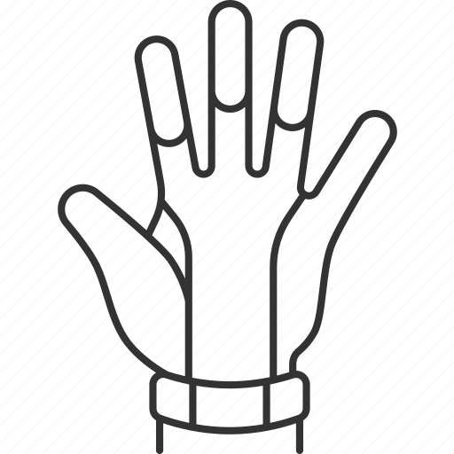 Glove, archer, hand, guard, gear icon - Download on Iconfinder